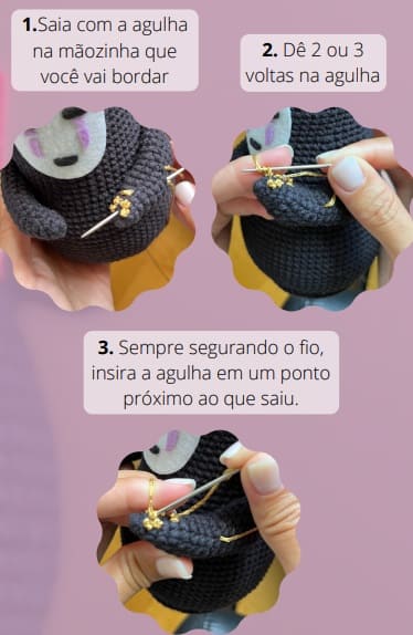 No Face Receita Boneca Amigurumi PDF Gratis 