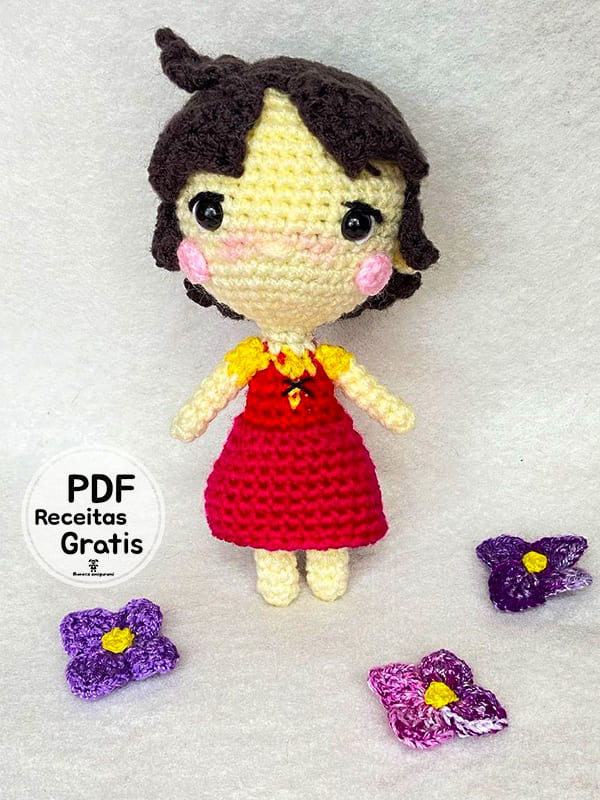 Heidi Boneca de Amigurumi Receita Gratis PDF