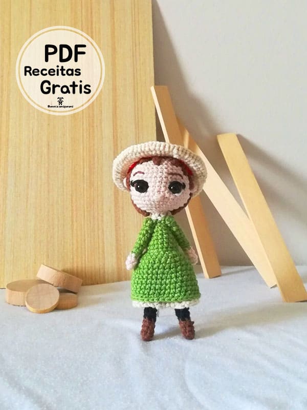 Camila Receita Boneca Amigurumi PDF Gratis 