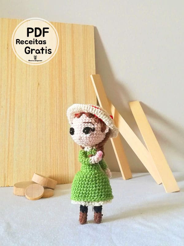 Camila Receita Boneca Amigurumi PDF Gratis 