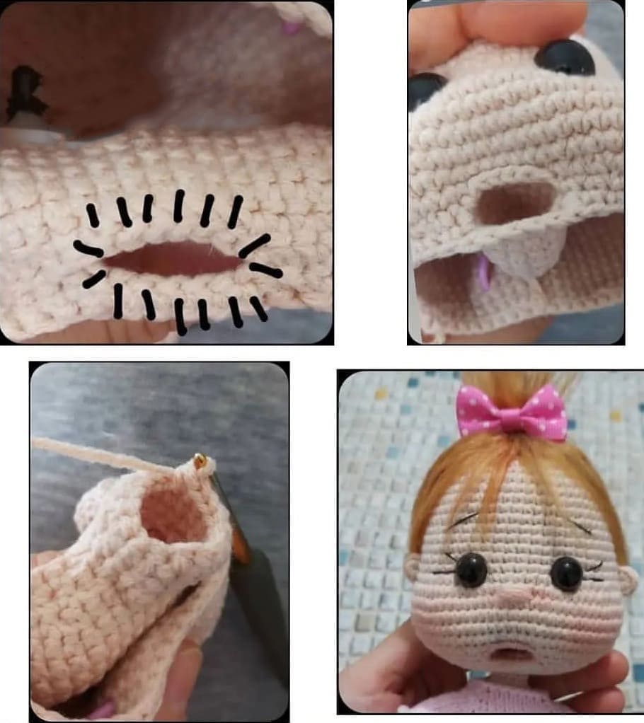 Eva Boneca Amigurumi Receita PDF Grátis 