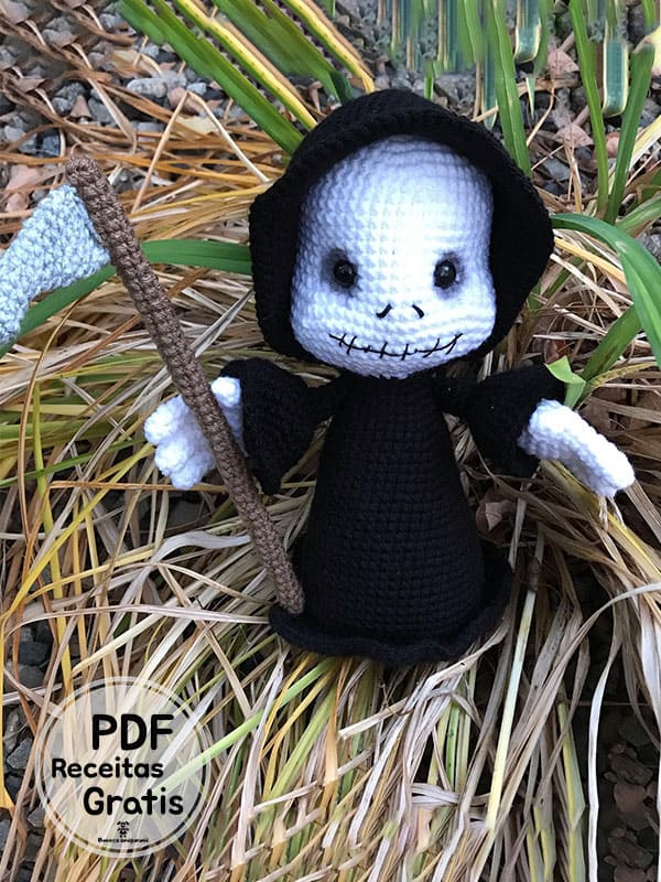 Amigurumi Halloween Boneca PDF Receitas Gratis