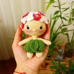Flor Boneca de Croche Amigurumi Receitas PDF Gratis