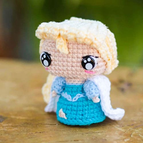 Boneca Elsa Frozen Princesa Disney Amigurumi PDF Grátis